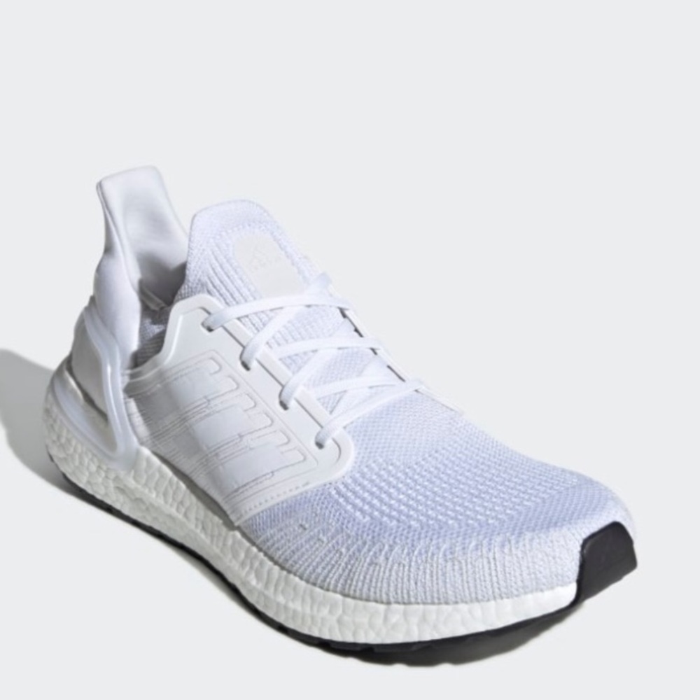 adidas UltraBOOST 20 Triple White - Picture 2 of 8